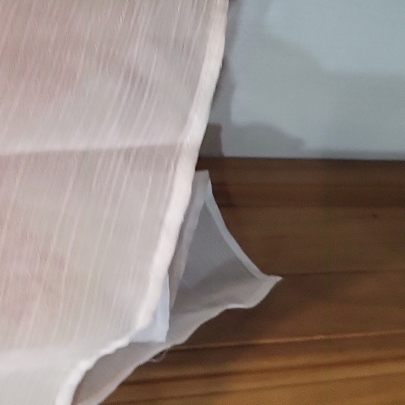 Susan Graver Size XXS Sheer White Floral Open Front Kimono Cardigan w/ Tank - Picture 4 of 6